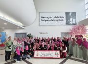 Komite Dan Korlas SDN Cilangkap 3 Tapos – Depok, kunjungi Pabrik Yakult Sukabumi.