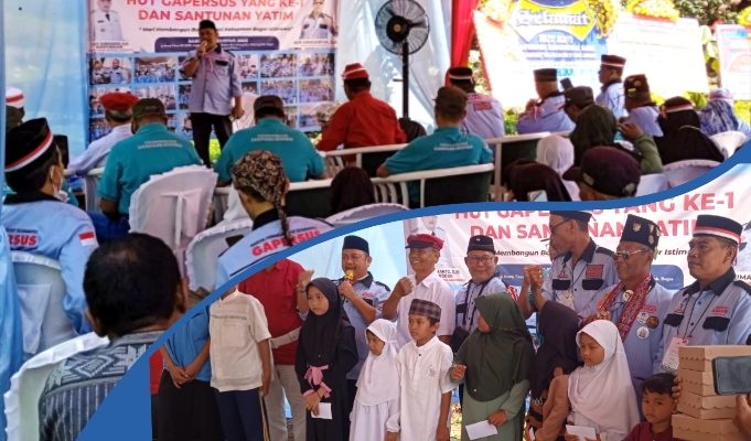 Semarak HUT ke-1 Gapersus Indonesia Raya dengan Santunan Yatim dan Berbagai Hiburan Perlombaan